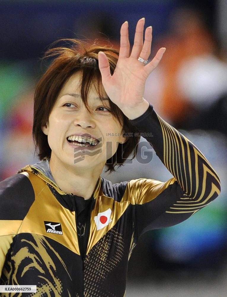 Okazaki 34th in women's 1,000m speed skating