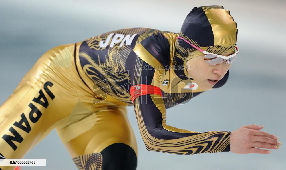 Okazaki 34th in women's 1,000m speed skating