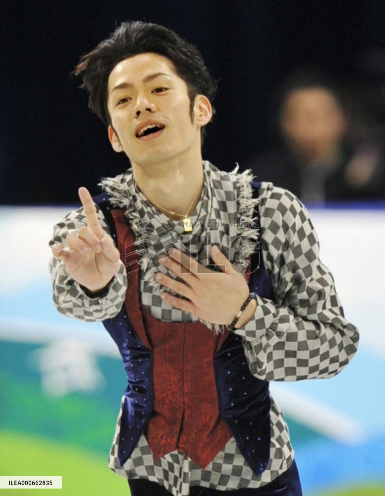 Japan's Takahashi wins bronze in men's figure skating