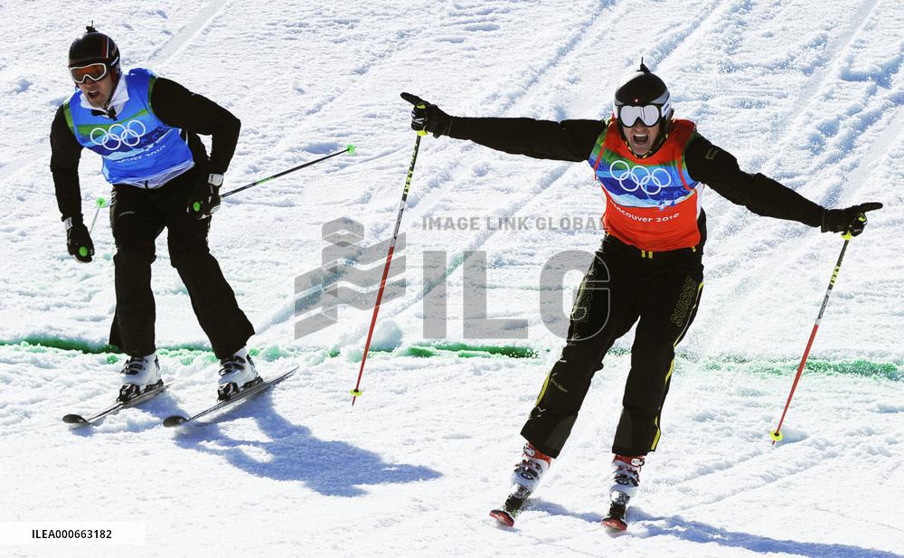 Switzerland's Schmid wins freestyle men's ski cross