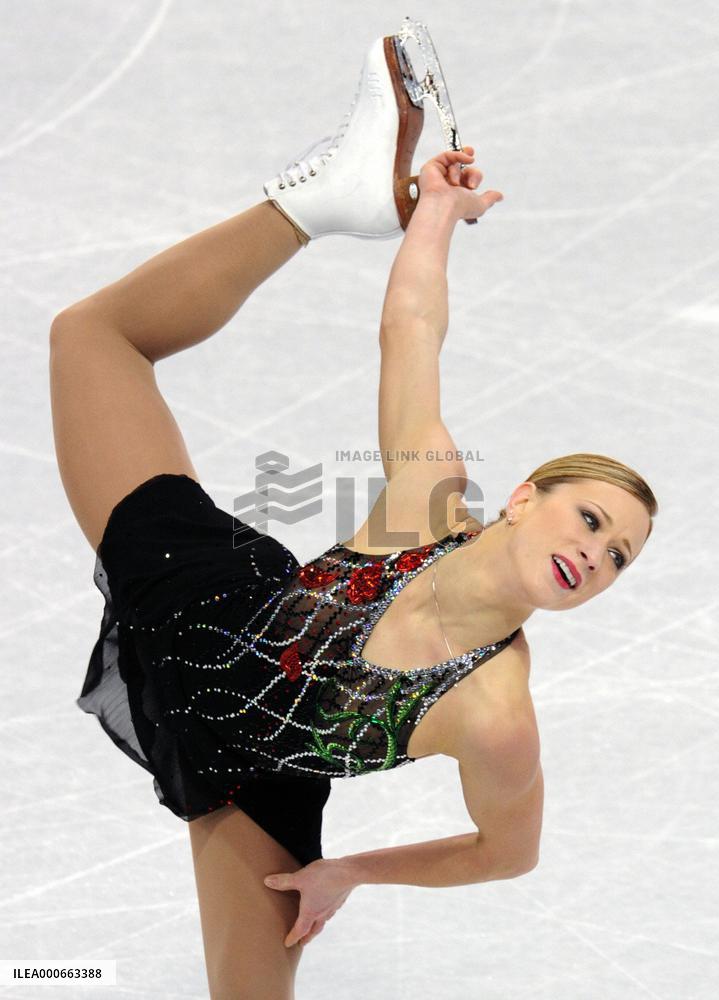 Canada's Rochette places 3rd in women's short program