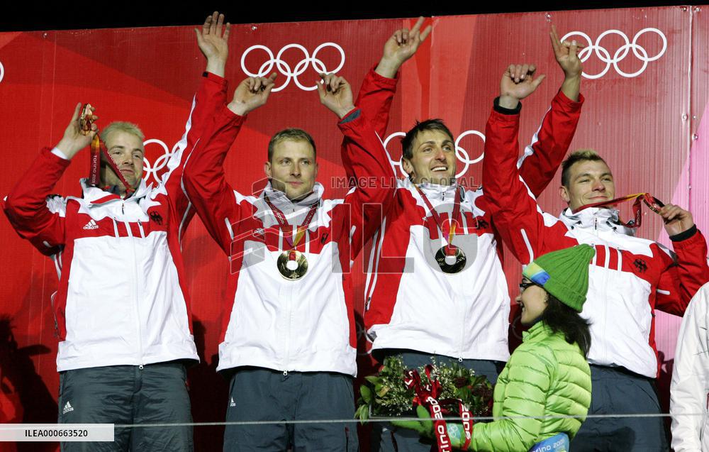 Germany captures gold in bobsleigh men's four