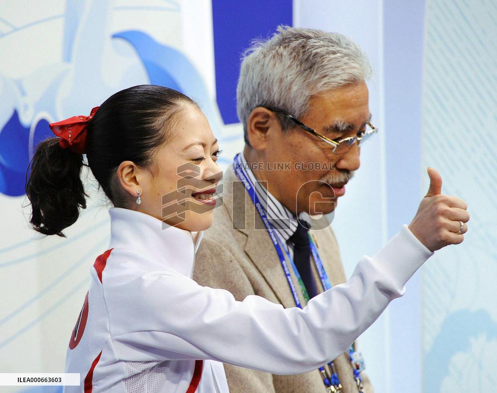 Suzuki finishes 8th in women's figure skating