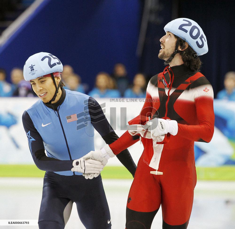 Canada's Hamelin wins men's 500m short track skating