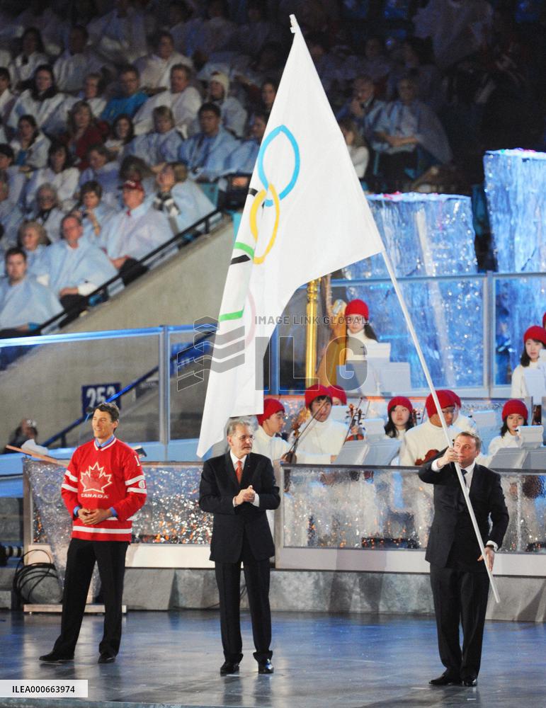 Closing ceremony for Vancouver Winter Olympics