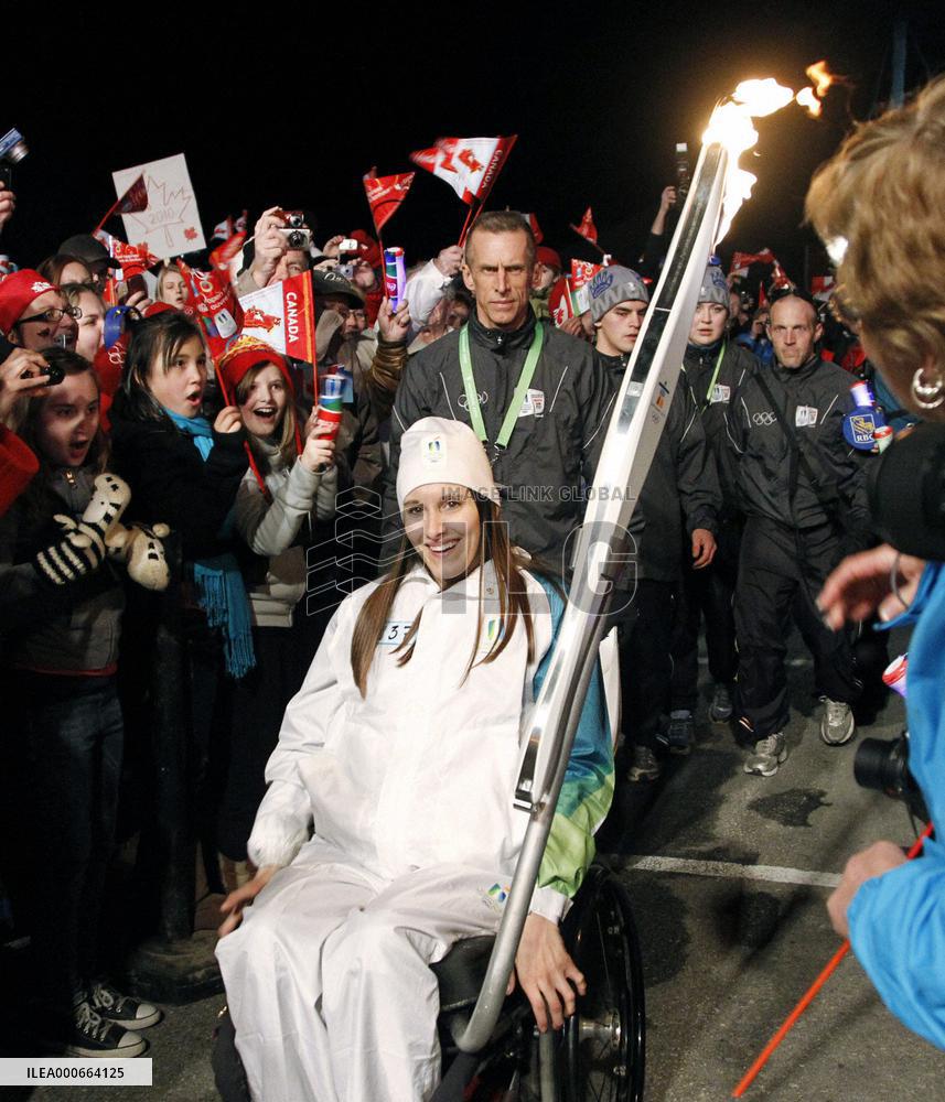Olympic torch arrives in Squamish