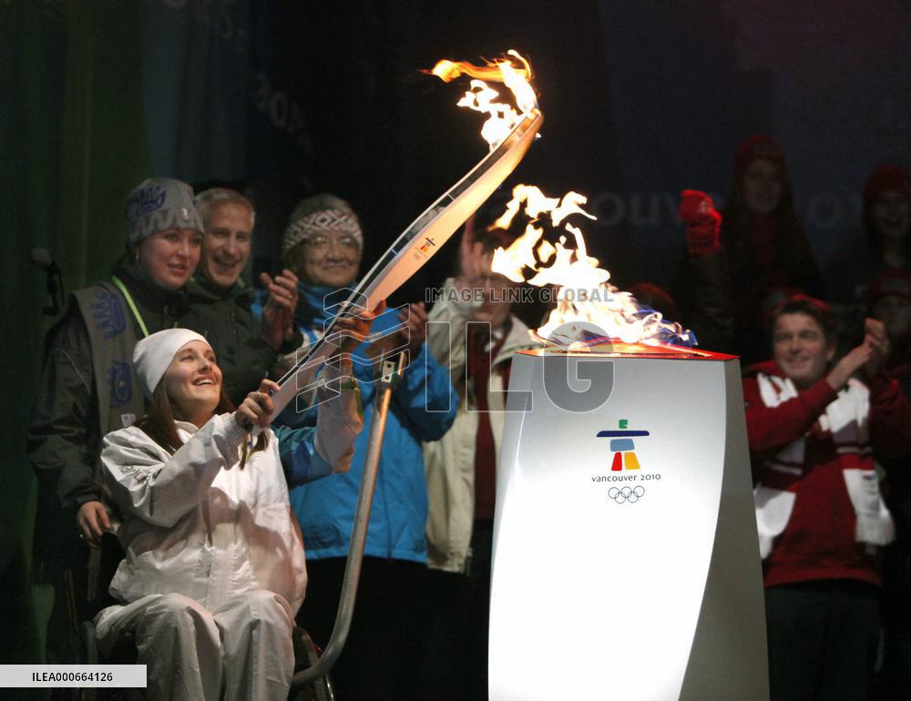 Olympic torch arrives in Squamish