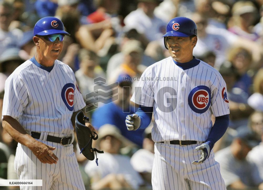 Fukudome triples against Angels