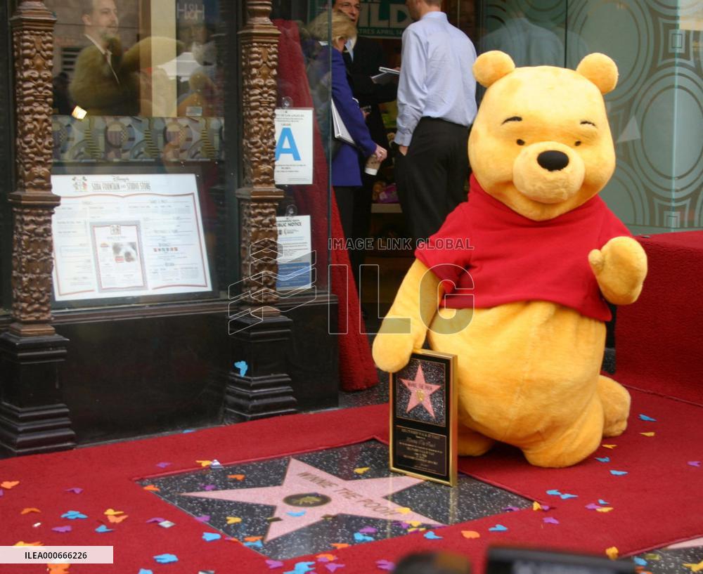 Winnie the Pooh awarded star on the Hollywood Walk of Fame