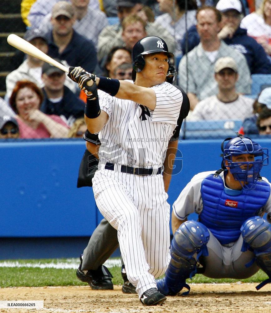 Yankees' Matsui extends hitting streak to 8 games