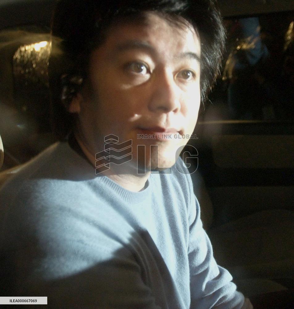 Ex-Livedoor head Horie released after over 90 days in detention