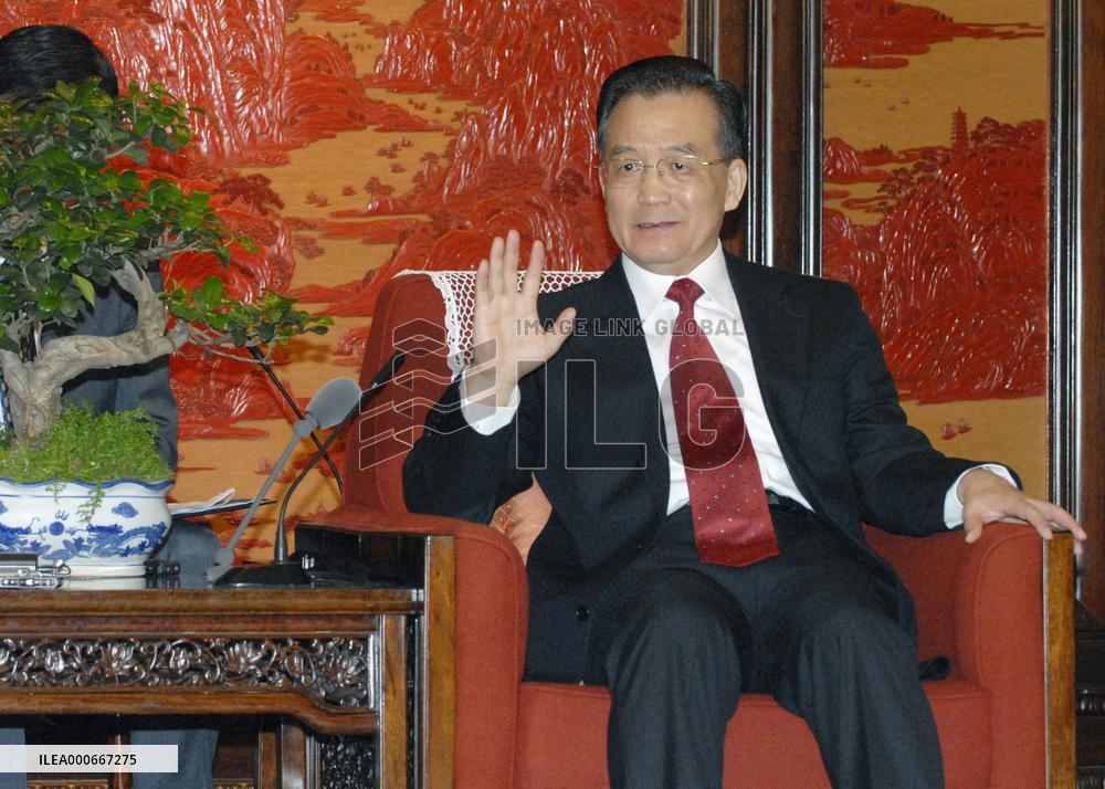 China's Wen hopes for successful Japan trip, China visit by Abe