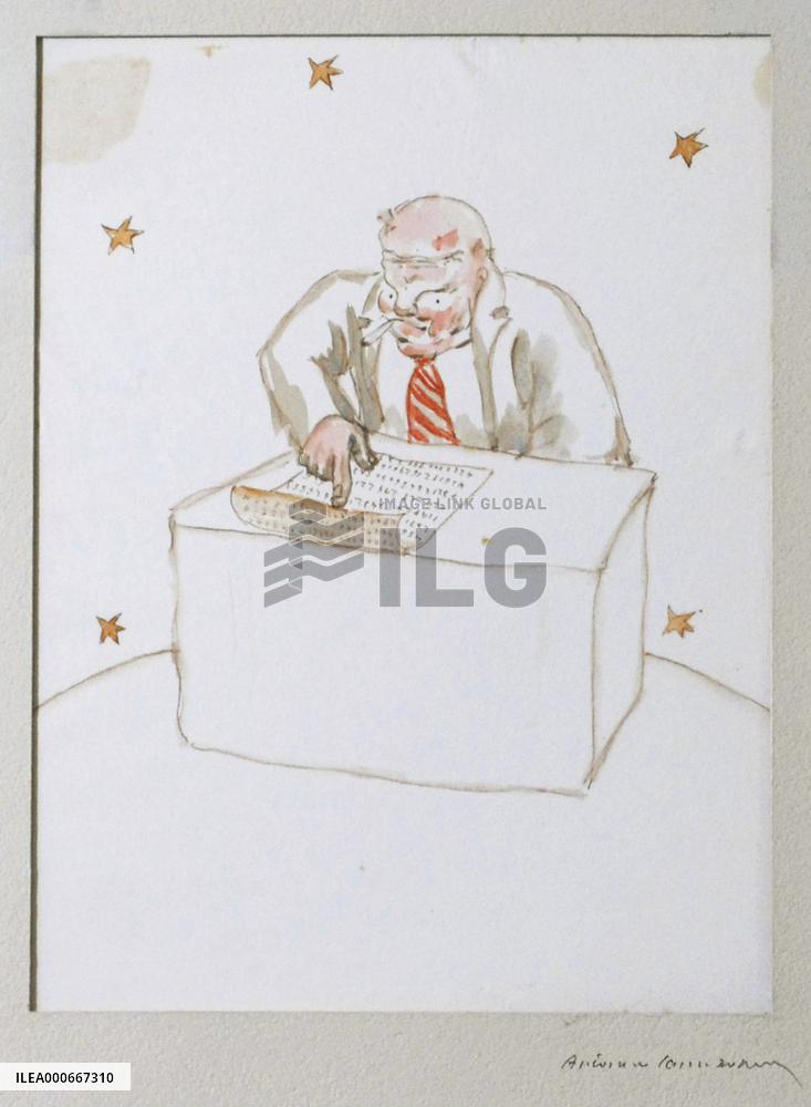 Saint-Exupery painting for 'The Little Prince' found in Japan