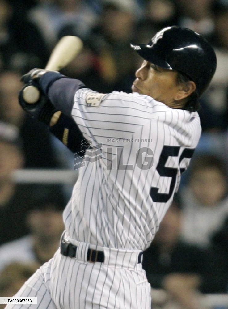Yankees' Matsui his 1st home run of season