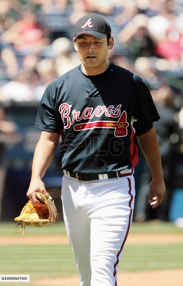 Atlanta Braves Kawakami pitches against Detroit Tigers