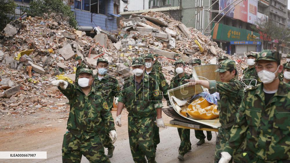 Photos from quake-devastated China's Sichuan Province