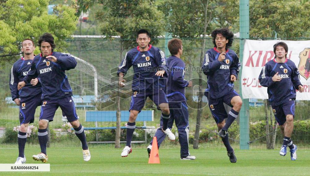 Japanese squad at training camp