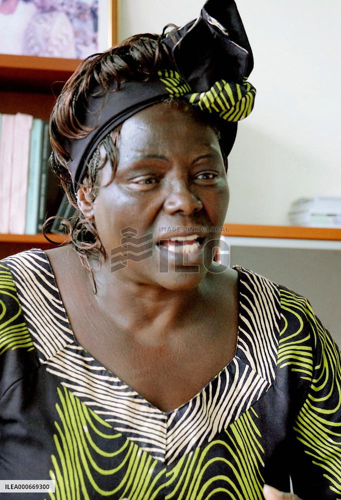 Maathai urges G-8 to focus on African security