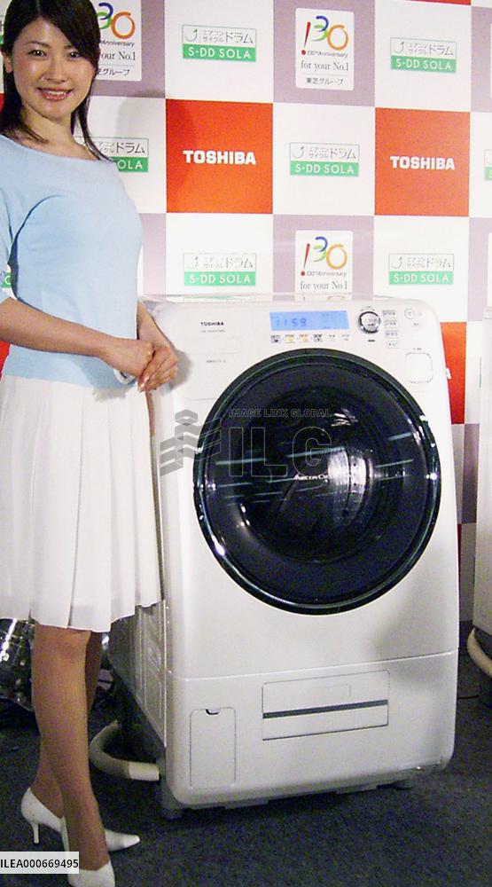 Toshiba to target rich with air-conditioning washing machine
