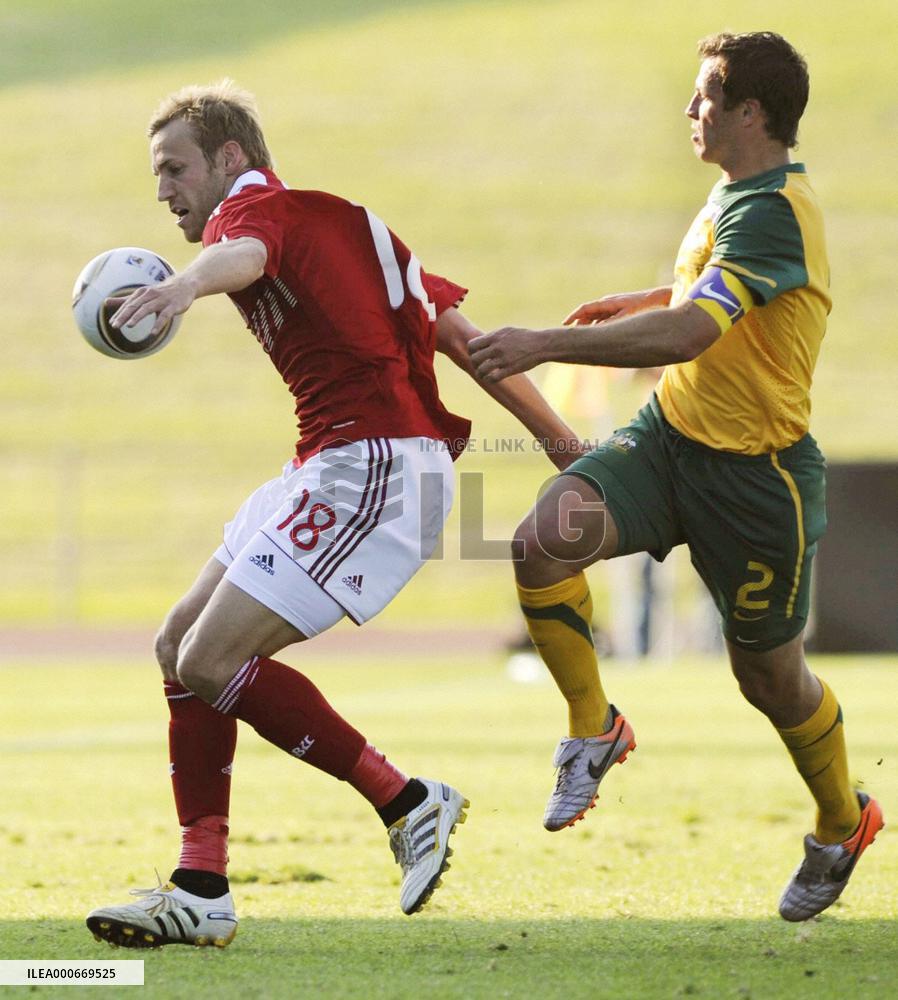 Australia beat Denmark 1-0 in warm-up friendly in S. Africa