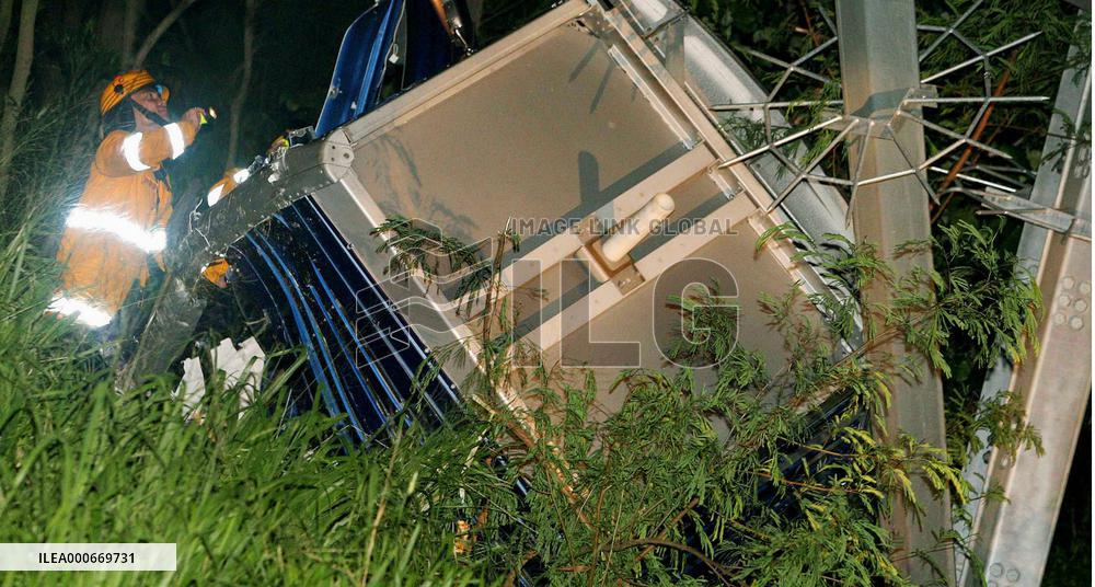 H.K. gov't suspends cable car operation after a cabin falls off