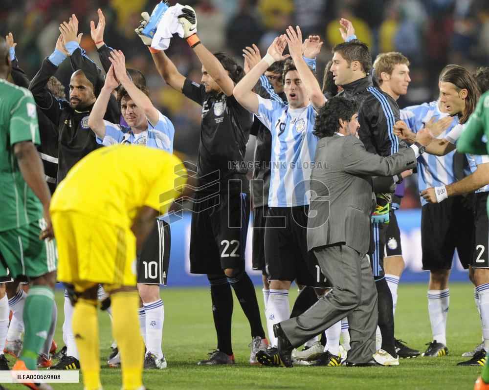Argentina beat Nigeria 1-0 in World Cup Group B match
