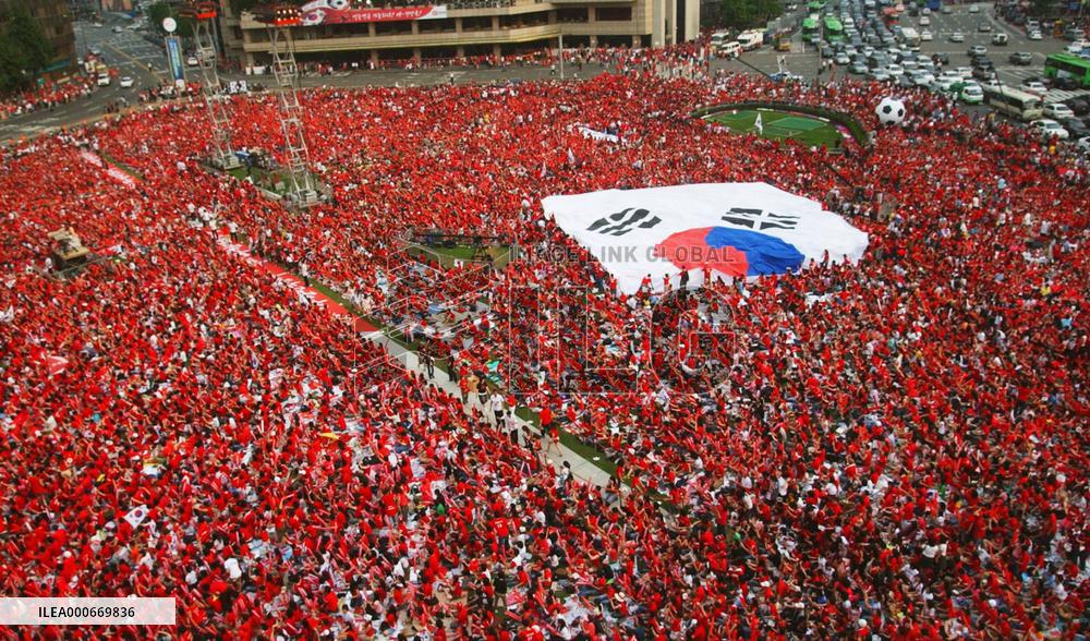 Supporters at World Cup matches