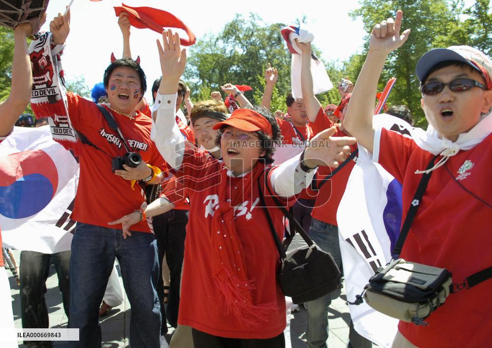 Supporters at World Cup matches