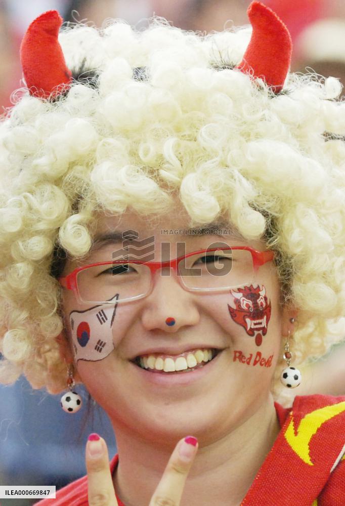 Supporters at World Cup matches