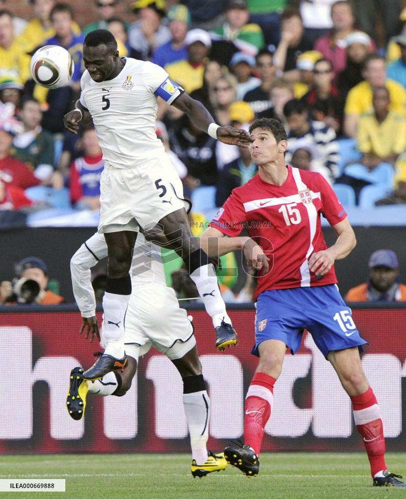 Ghana beat Serbia 1-0 in World Cup