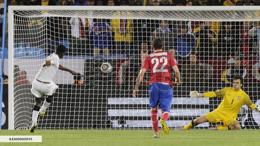 Ghana beat Serbia 1-0 in World Cup Group D match