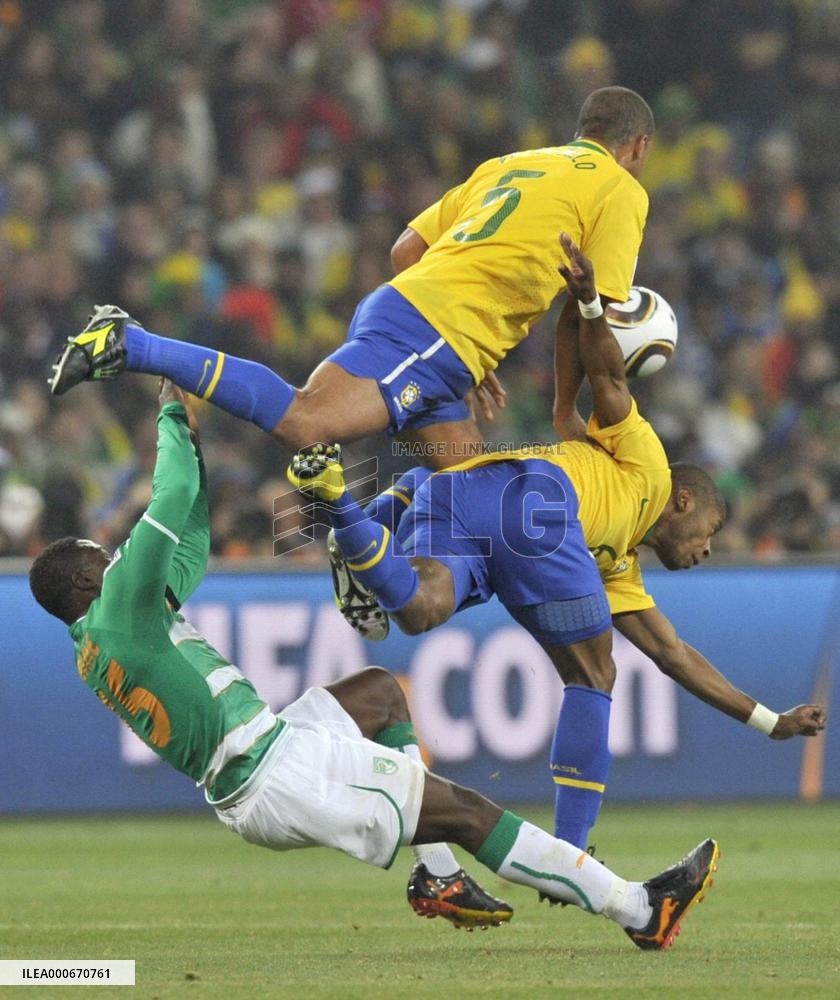 Brazil beat Ivory Coast 3-1 in World Cup Group G match