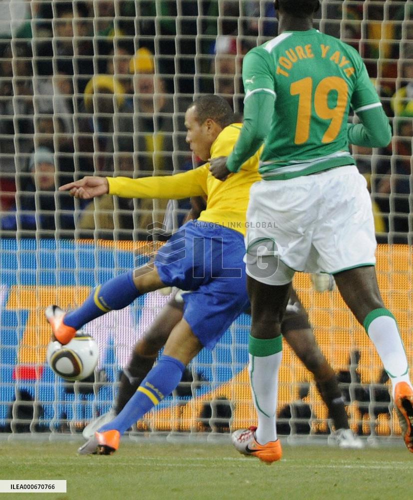 Brazil beat Ivory Coast 3-1 in World Cup Group G match