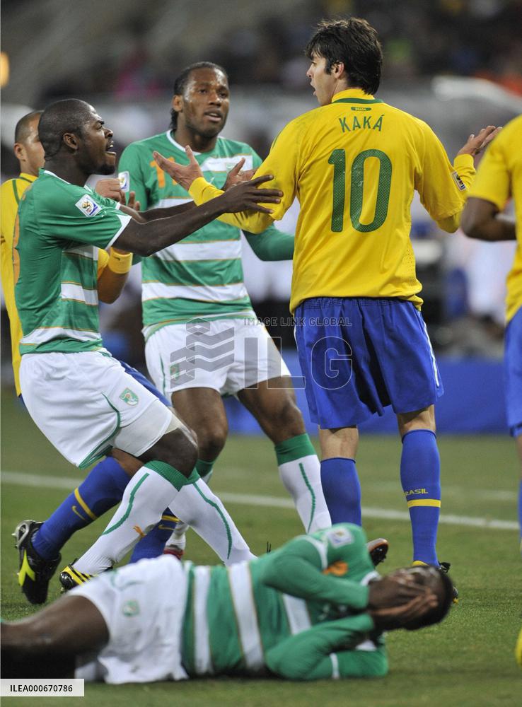 Brazil beat Ivory Coast 3-1 in World Cup Group G match