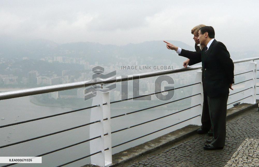 CAP OTH#Japanese crown prince visits Rio de Janeiro