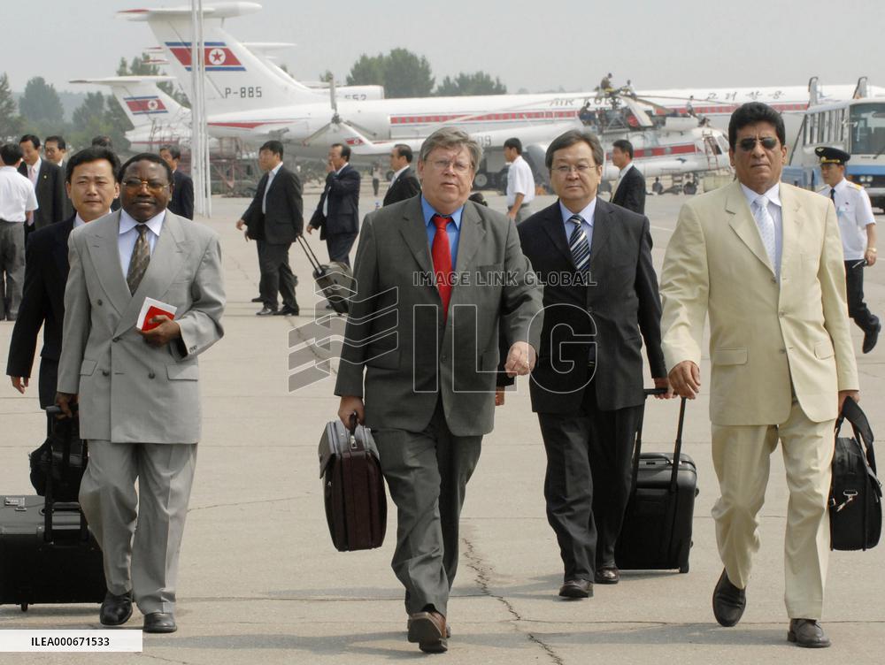 IAEA delegation arrives in Pyongyang