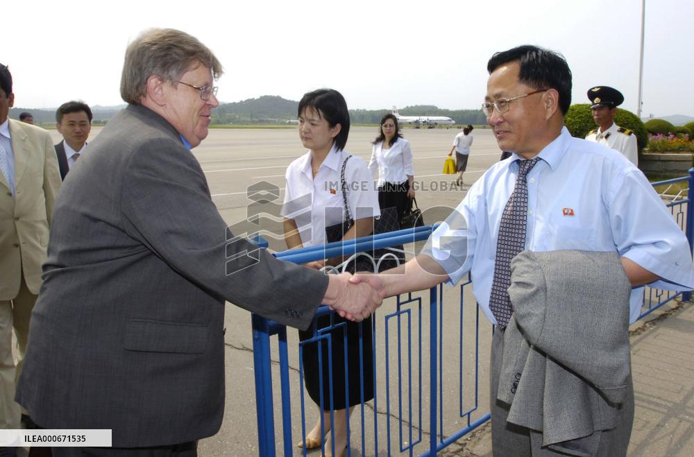 IAEA delegation arrives in Pyongyang