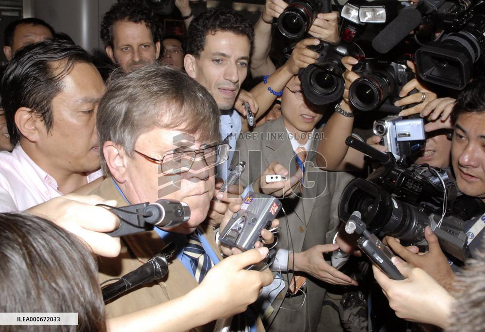 IAEA team arrives in Beijing after 'fruitful' talks in Pyongyang