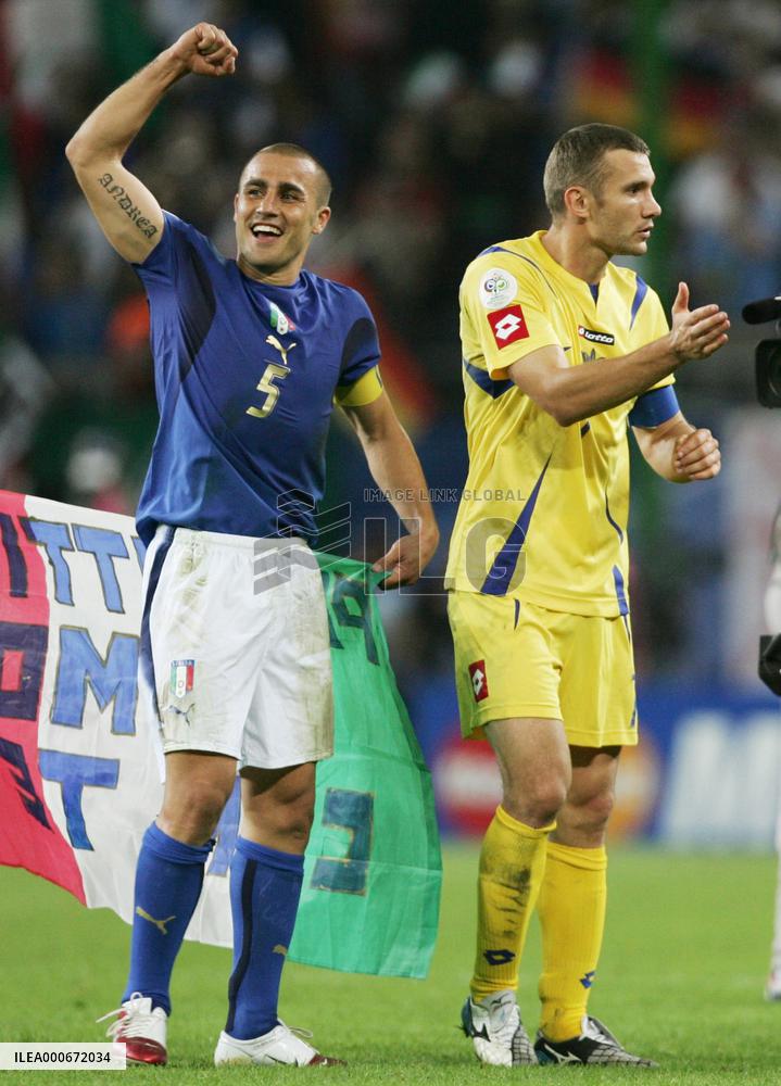 Italy vs. Ukraine in World Cup quarterfinal