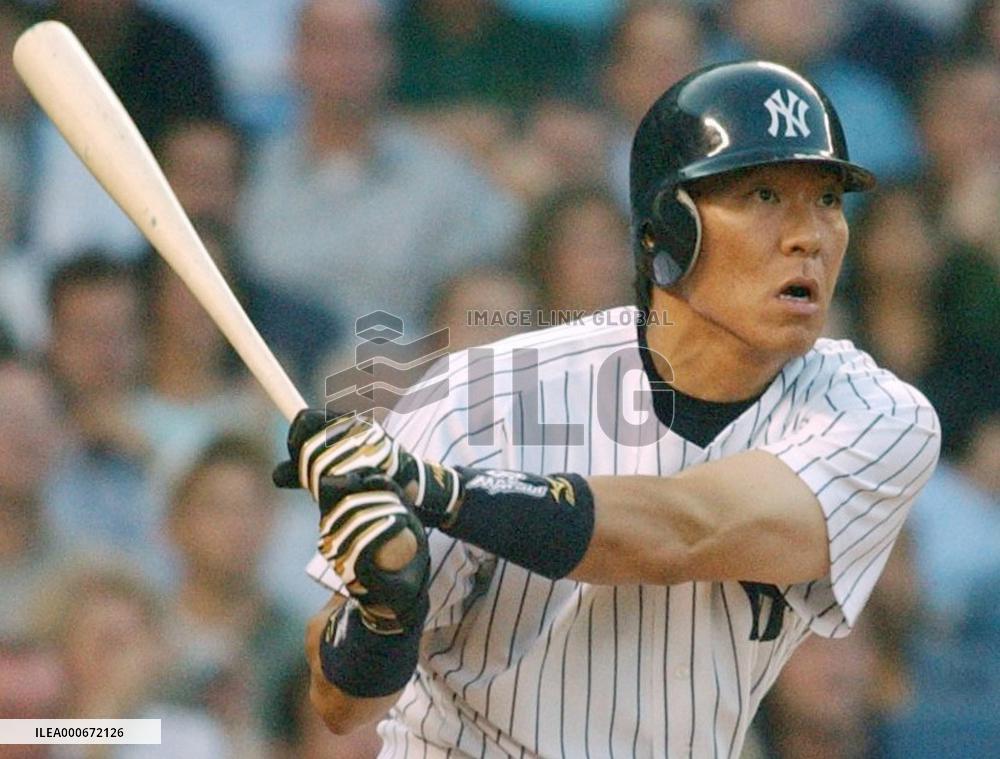 Yankees' Matsui goes 2-for-5 with 2 RBIs against Red Sox