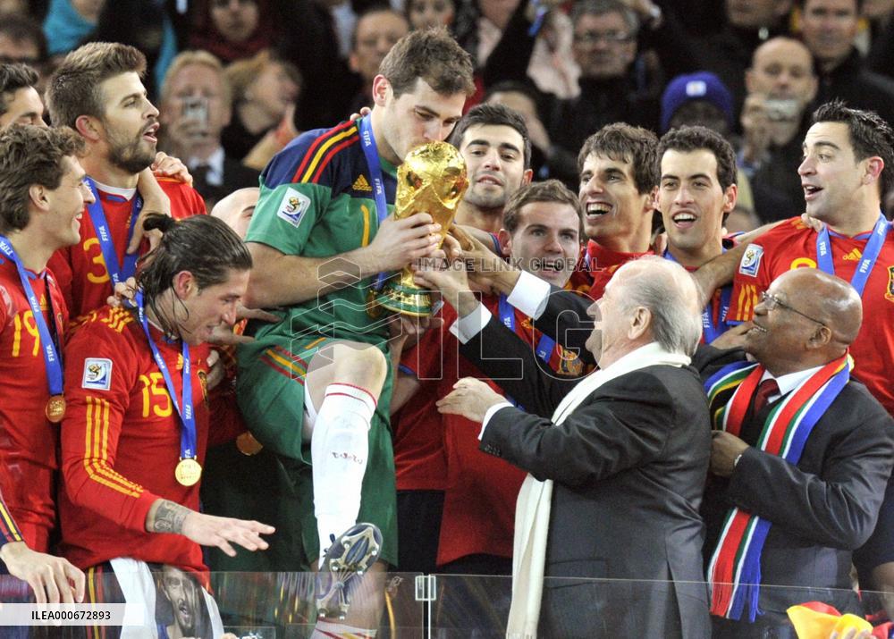 Spain beats Netherlands to win World Cup