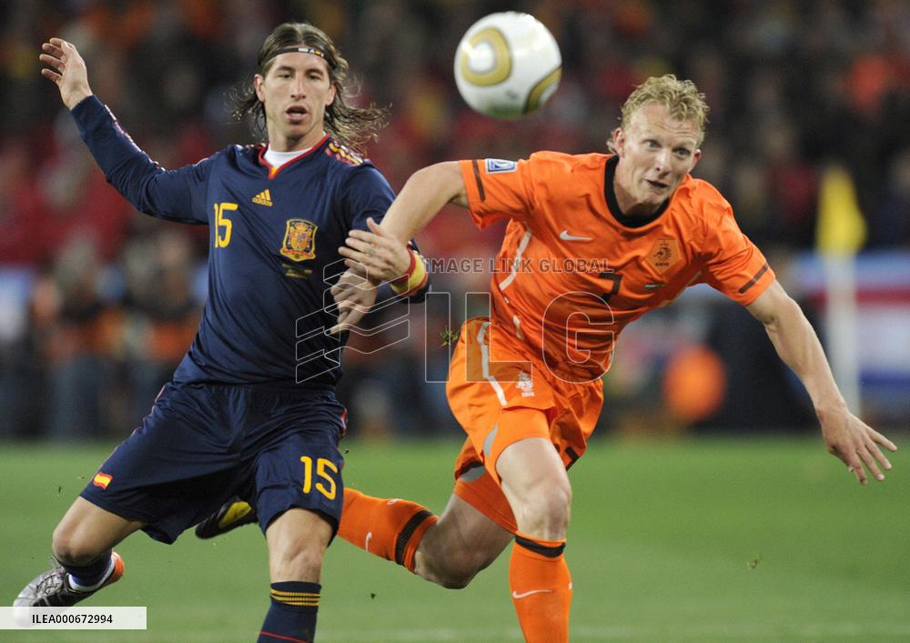 Spain beat Netherlands to win World Cup
