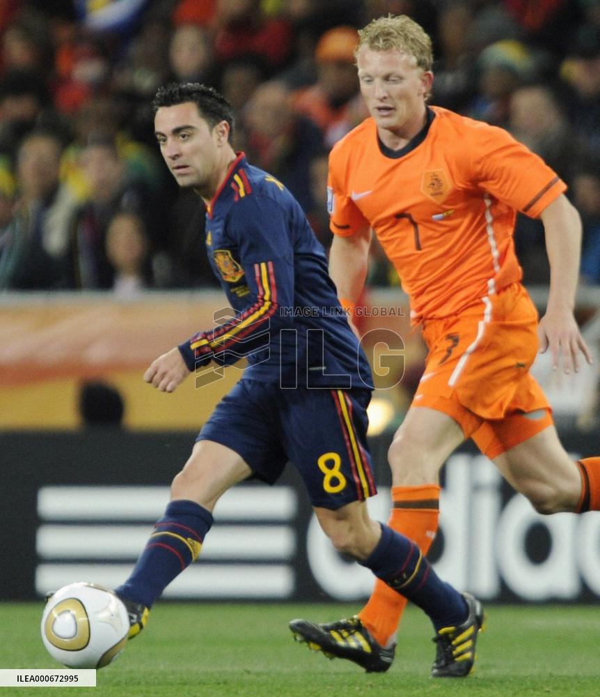 Spain beat Netherlands to win World Cup