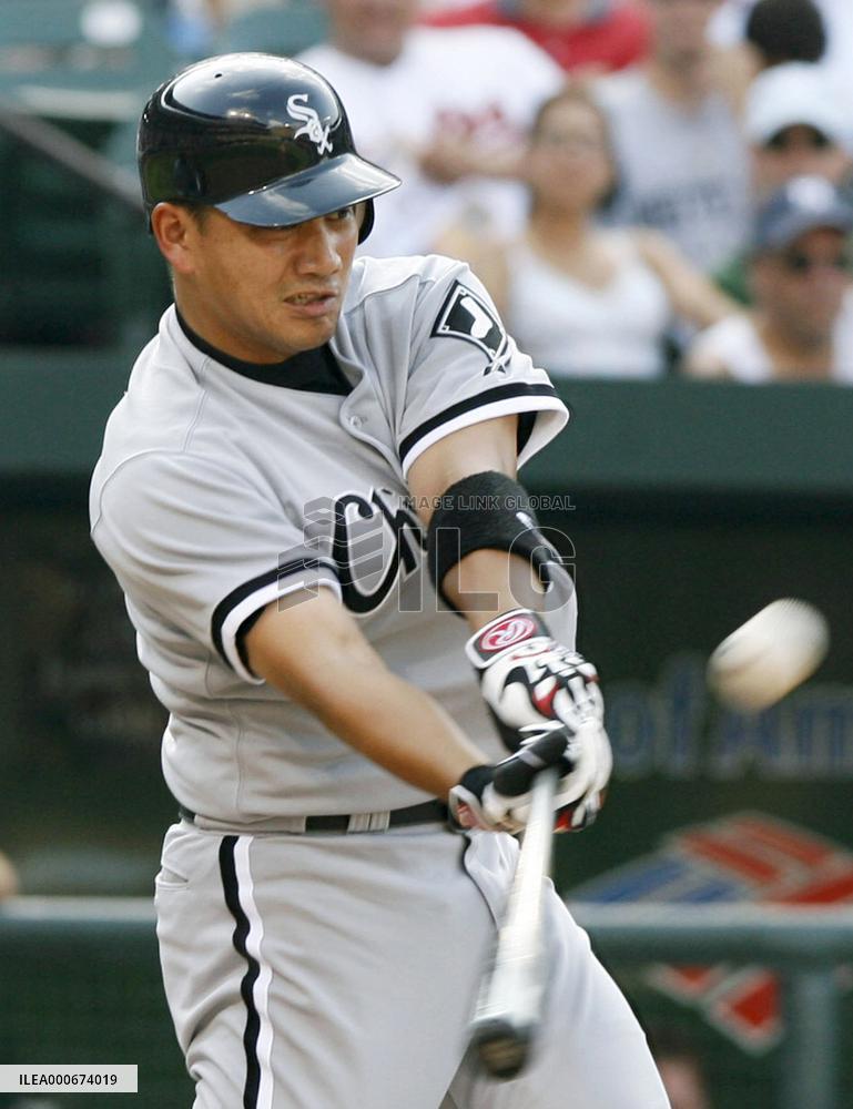Iguchi hits 3-run homer against Baltimore Orioles