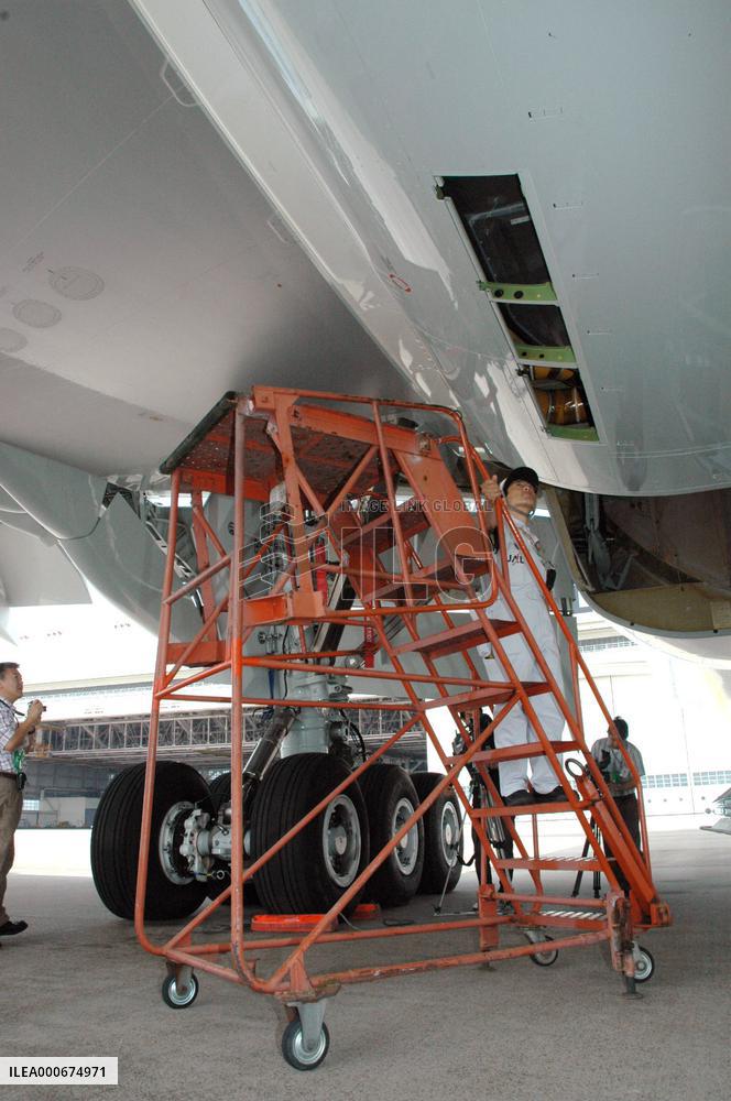 Panel found missing from JAL plane after Narita landing