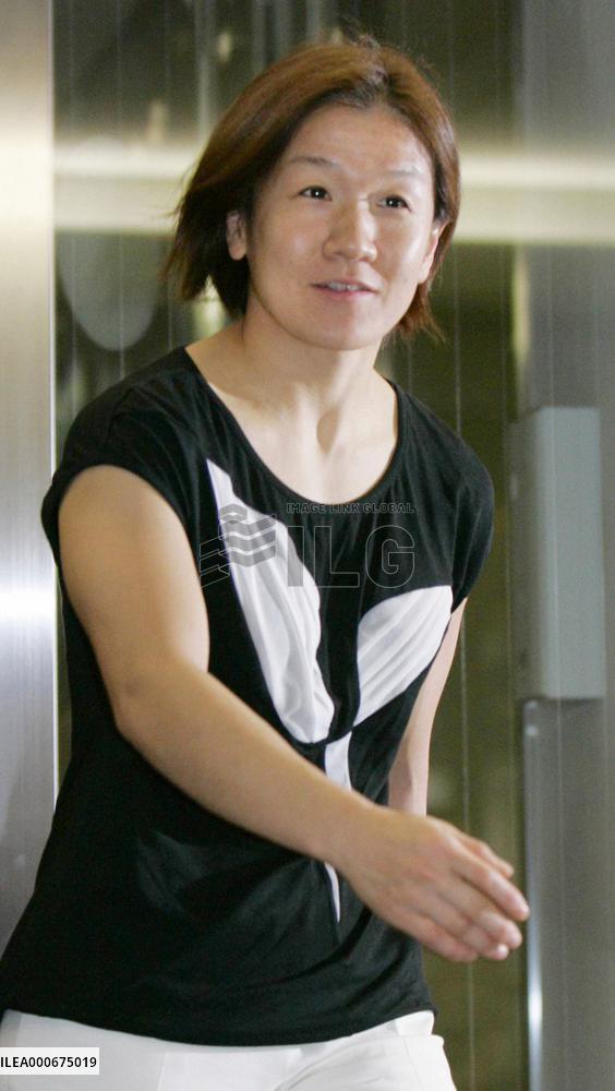 Tani returns home after Beijing Olympics