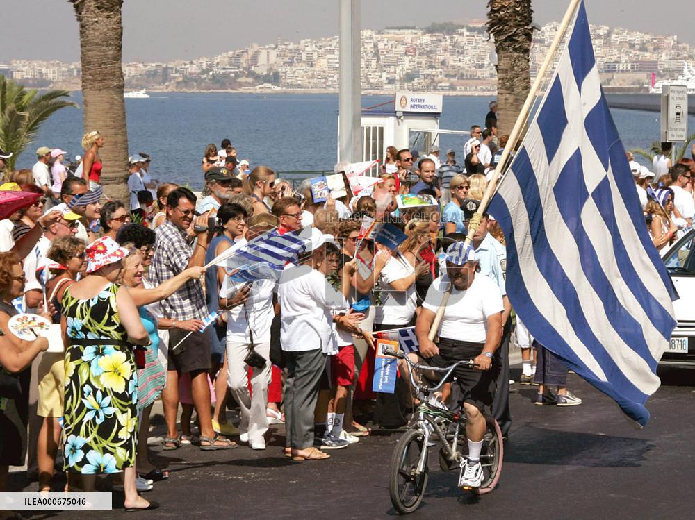 (3)Torch relay at final stage