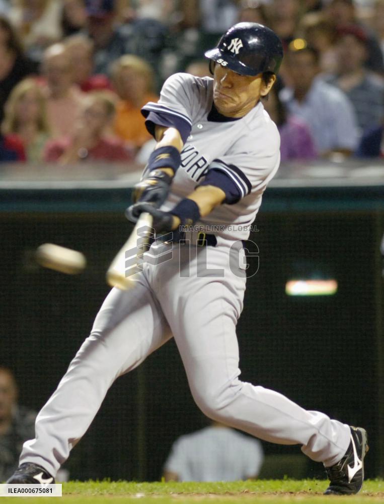 N.Y. Yankees Matsui 2-for-5 against Cleveland Indians