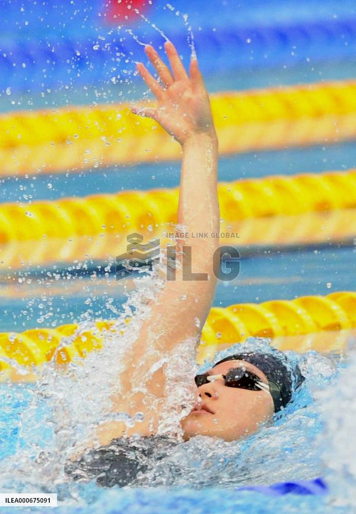 Nakamura comes in 6th in women's 100m backstroke