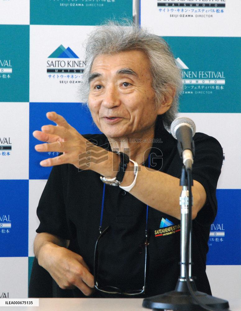 Ozawa at work in Nagano